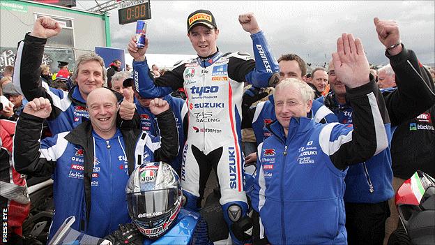 Alastair Seeley and his Tyco Suzuki team are aiming for more success at the North West 200