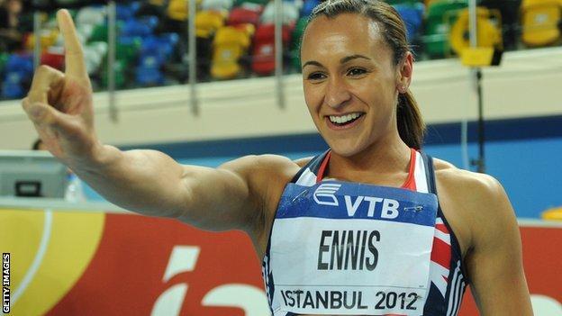 Heptathlon world champion Jessica Ennis