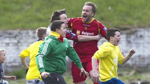 Albion Rovers' hero Ciaran Donnelly