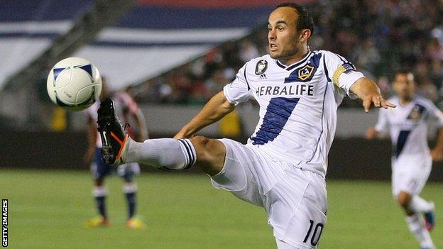 Donovan in action for LA Galaxy this year