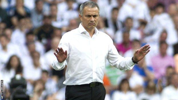 Jose Mourinho of Real Madrid