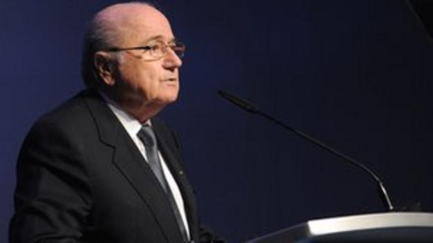 Fifa president Sepp Blatter