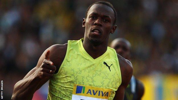 Usain Bolt at Crystal Palace