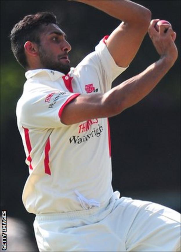 Lancashire bowler Ajmal Shahzad