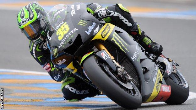 MotoGP: Cal Crutchlow impresses during Catalunya practice - BBC Sport