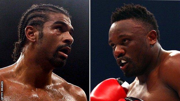 David Haye and Dereck Chisora