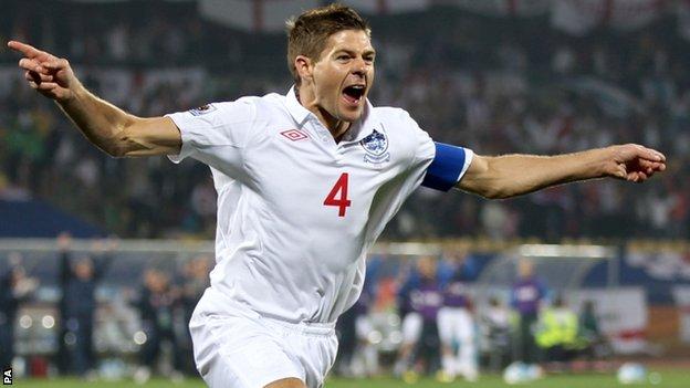 Euro 2012: Steven Gerrard ready to take centre stage for England - BBC Sport