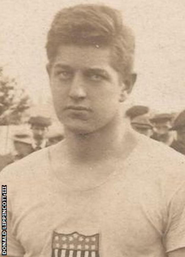 Former 100 metres world record holder Donald Lippincott