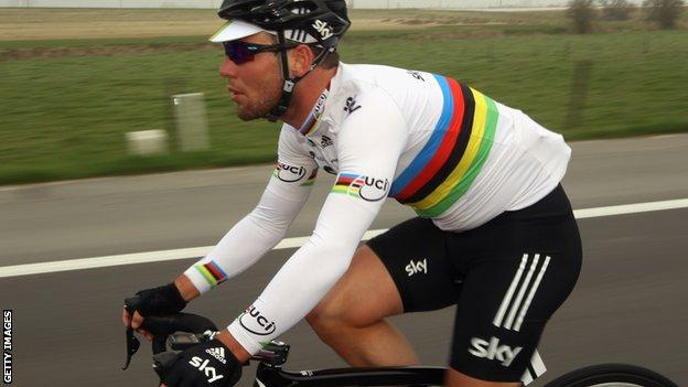Great Britain Olympic cyclist Mark Cavendish