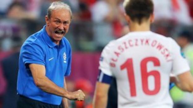 Poland coach Franciszek Smuda has left his post after the co-hosts elimination from Euro 2012