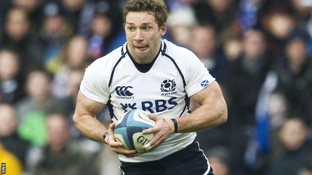 Scotland scrum-half Chris Cusiter