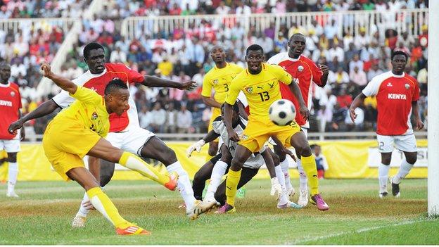 Kenya in action against Togo