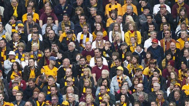 Motherwell supporters