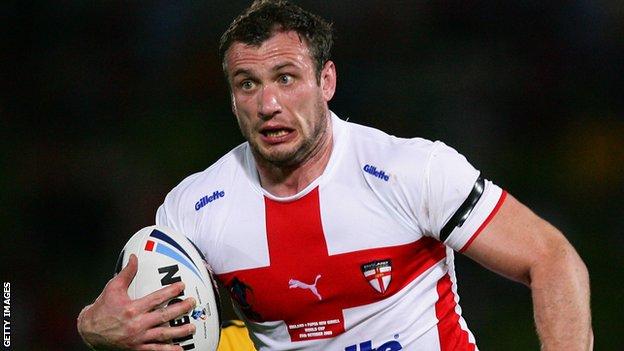 England captain Jamie Peacock quits international rugby league - BBC Sport