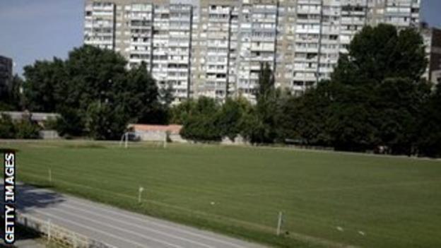 The Start stadium in Kiev where the 'Death Match' took place