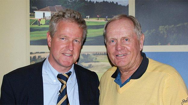 Graham Spiers and Jack Nicklaus