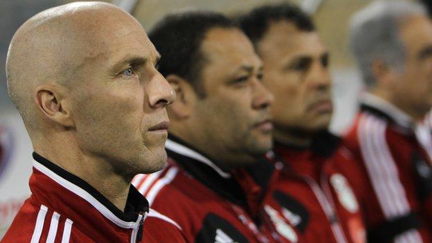 Egypt coach Bob Bradley