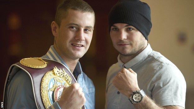 Ricky Burns and Kevin Mitchell