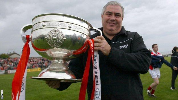Joe Kernan guided Armagh to the 2002 All-Ireland title