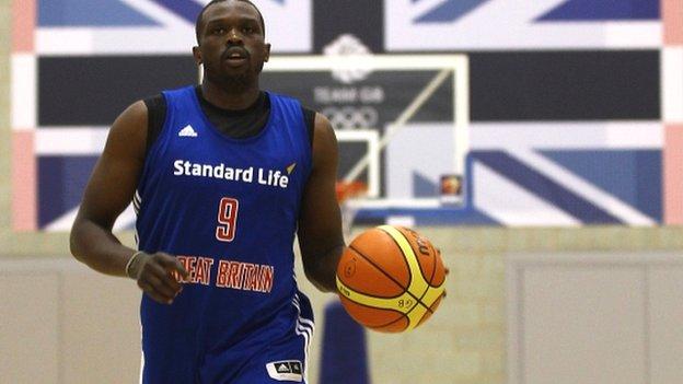 London 12 Luol Deng In Team Gb Basketball Squad c Sport