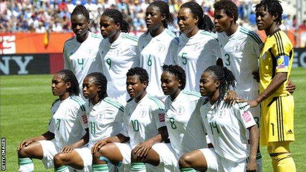 Nigeria's women's football team at the 2011 World Cup