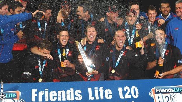 Leicestershire win the 2011 FL t20
