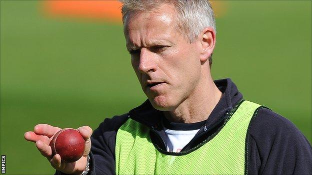 Lancashire head coach Peter Moores