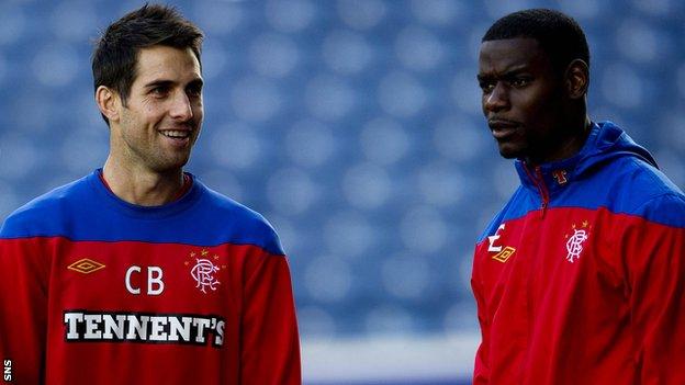 Carlos Bocanegra and Maurice Edu (left) are unlikely to return to Rangers