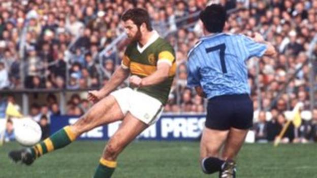 Eoin Liston in action for Kerry in the 1984 All-Ireland final