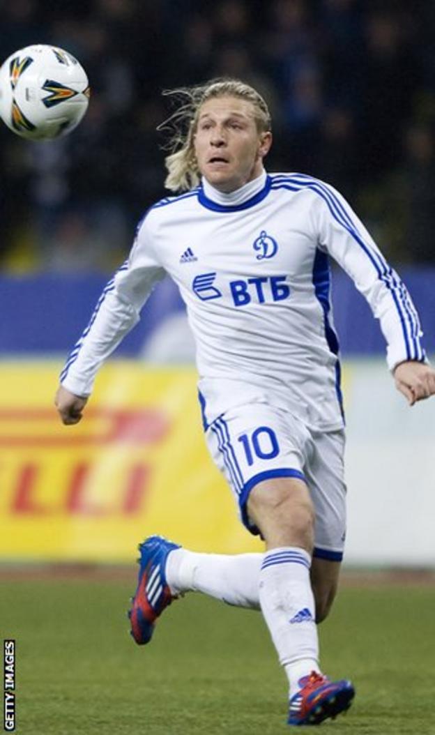 Andriy Voronin is one of a string of international players with Dynamo Moscow