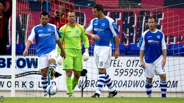 St Johnstone players