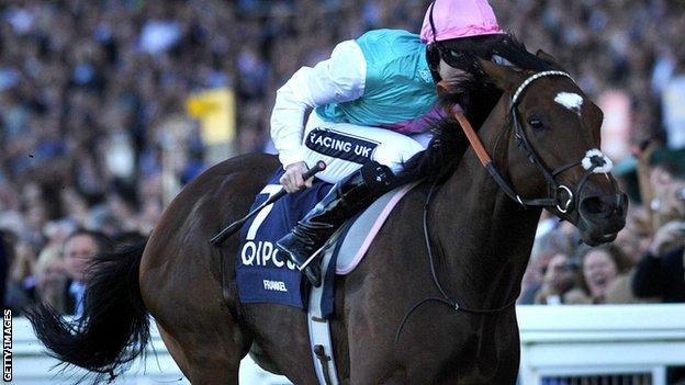 Frankel wins the Sussex Stakes