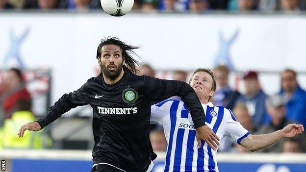 Celtic striker Georgios Samaras