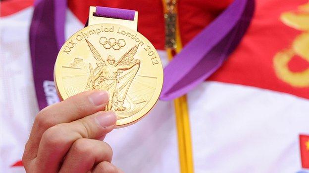 The Olympic gold medal