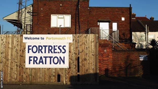 Fratton Park - the home of financially-troubled Portsmouth