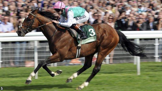 Tom Queally and Frankel