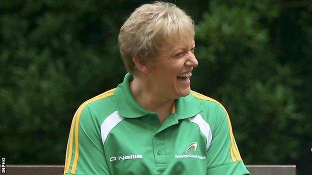 Eilish Byrne won an equestrian team bronze medal for Ireland on Sunday
