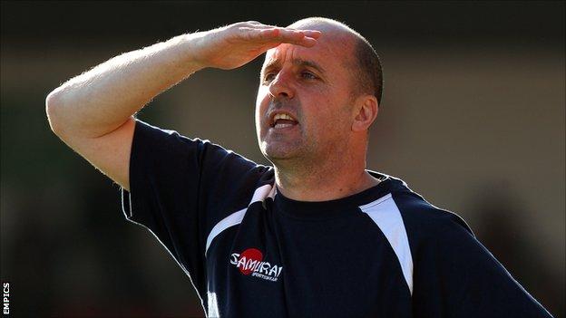 Accrington Stanley manager Paul Cook