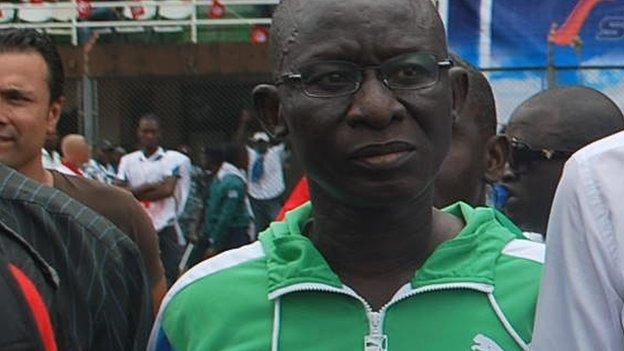 Sierra Leone's sports minister Paul Kamara