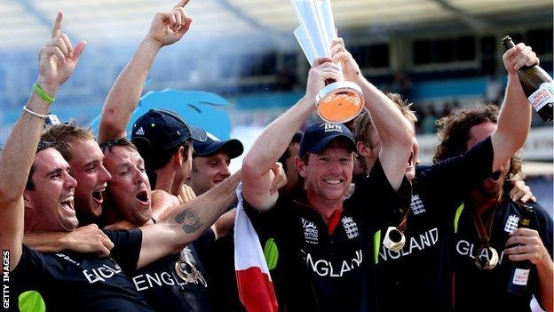 England celebrate World Twenty20 crown