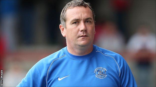 Fleetwood Town manager Micky Mellon