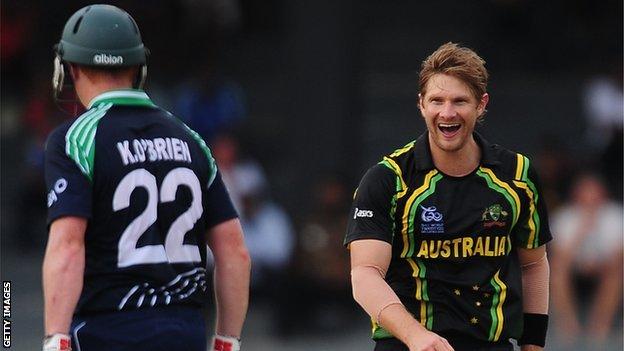 Kevin O'Brien and Shane Watson