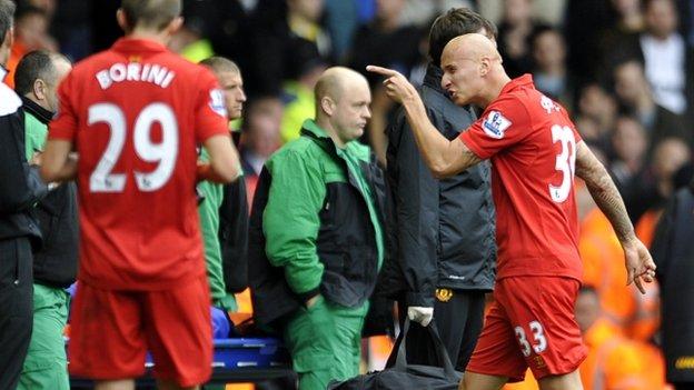 Liverpool midfielder Jonjo for dismissal -