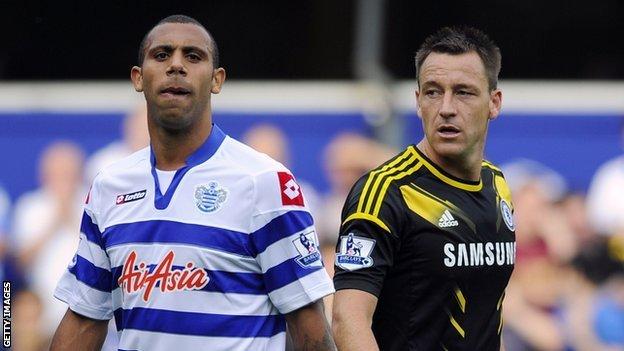 Anton Ferdinand (left) and John Terry