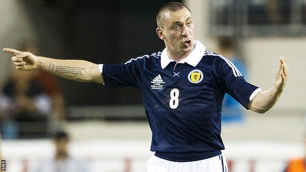 Scott Brown has been capped 28 times by Scotland