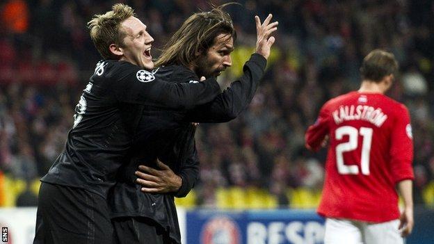 2012-12-05: Celtic 2-1 Spartak Moscow, European Cup – Pictures