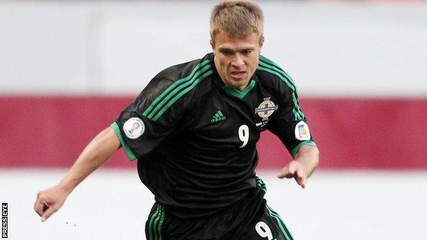 Jamie Ward in action against Russia last month