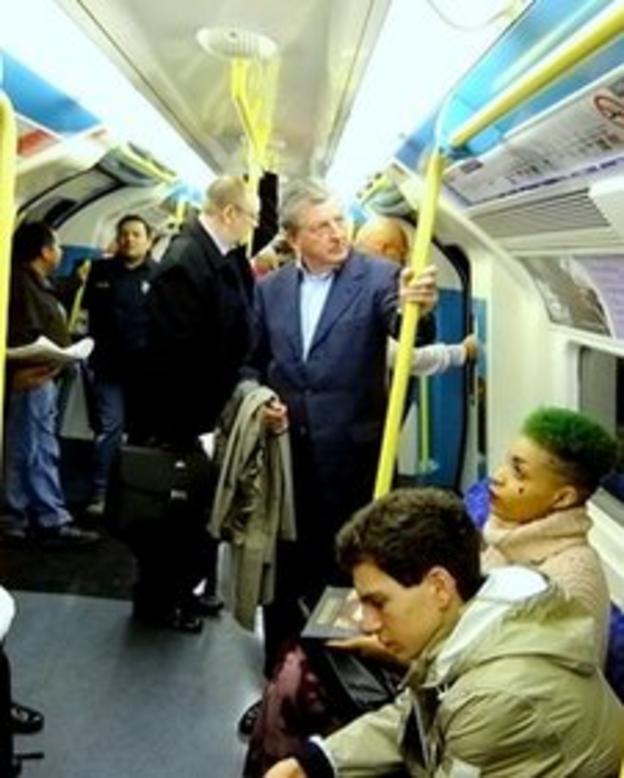 Roy Hodgson on the tube