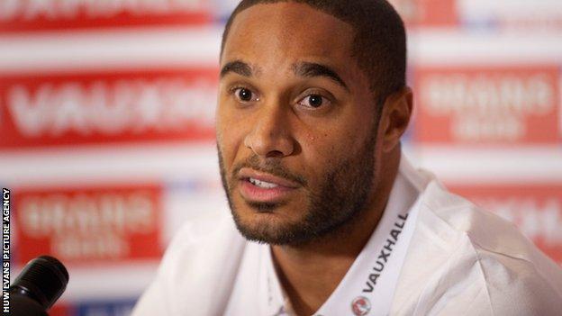 Ashley Williams faces the media on the eve of Wales v Scotland
