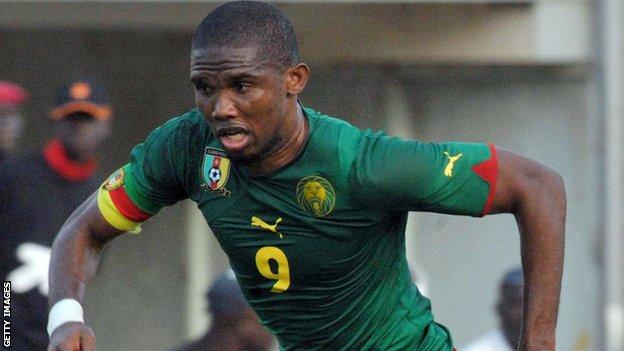 Cameroon striker Samuel Eto'o